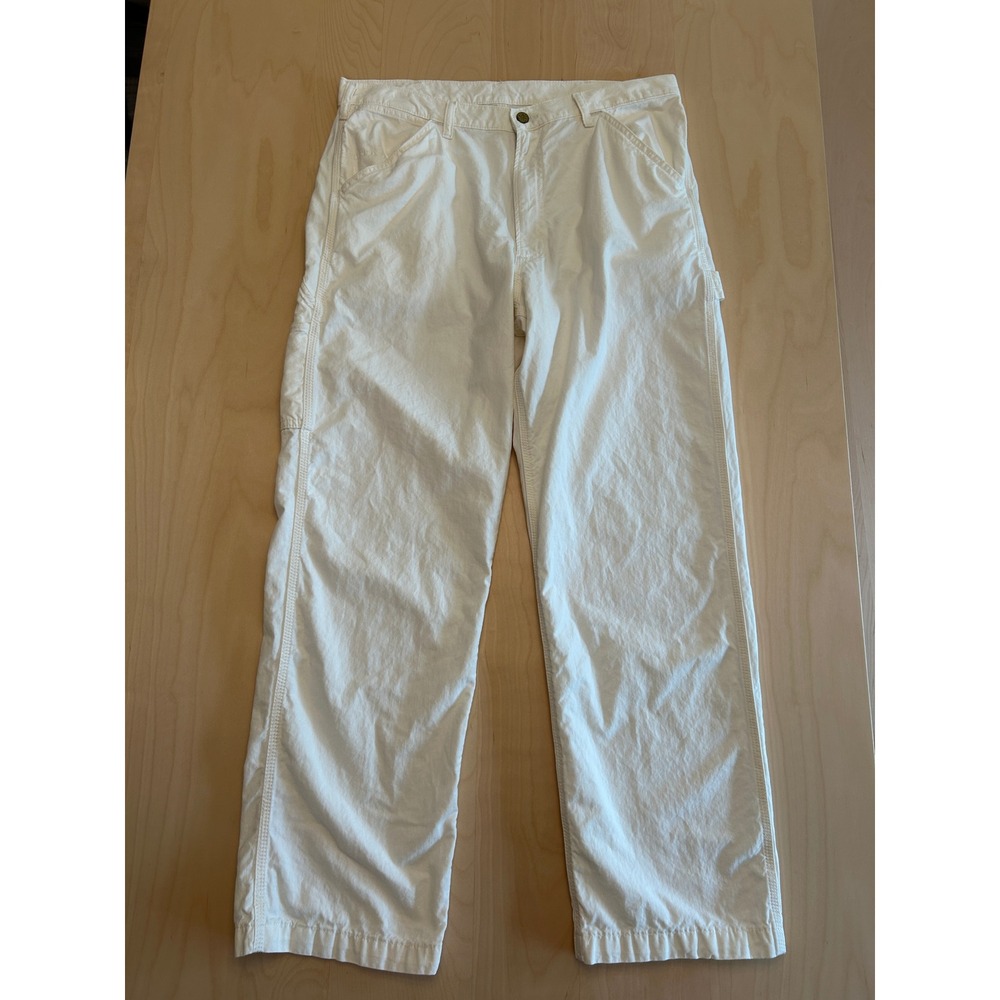 Polo Ralph Lauren Men Cotton Carpenter Pants Utility Workwear Straight Leg 34x32